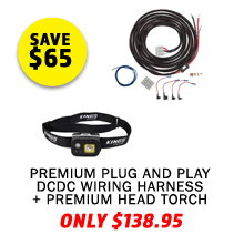 Premium Plug and Play DCDC Wiring Harness + Premium Head Torch