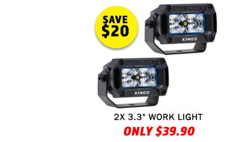 2x 3.3 Work Light
