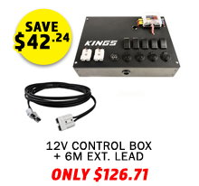 12V Control Box + 6m Lead For Solar Panel Extension