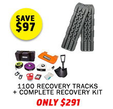 1100 Recovery Tracks + Complete Recovery Kit (11-Piece)