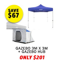 Gazebo 3m x 3m + Gazebo Hub