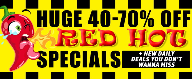 Huge 40-70% Off Red Hot Specials