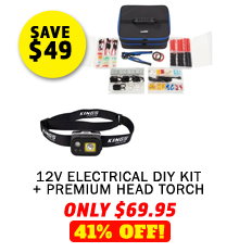 12V Electrical DIY Kit + Premium Head Torch