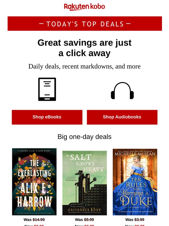 See all of today's best offers at once
