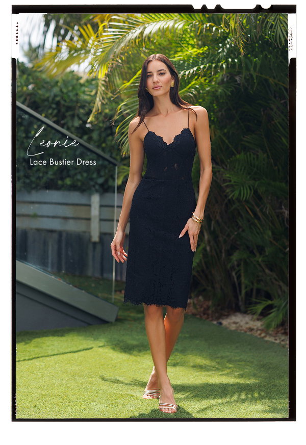 Leonie Lace Bustier Dress >> Shop Now
