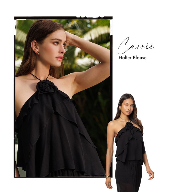 Carrie Halter Blouse >> Shop Now