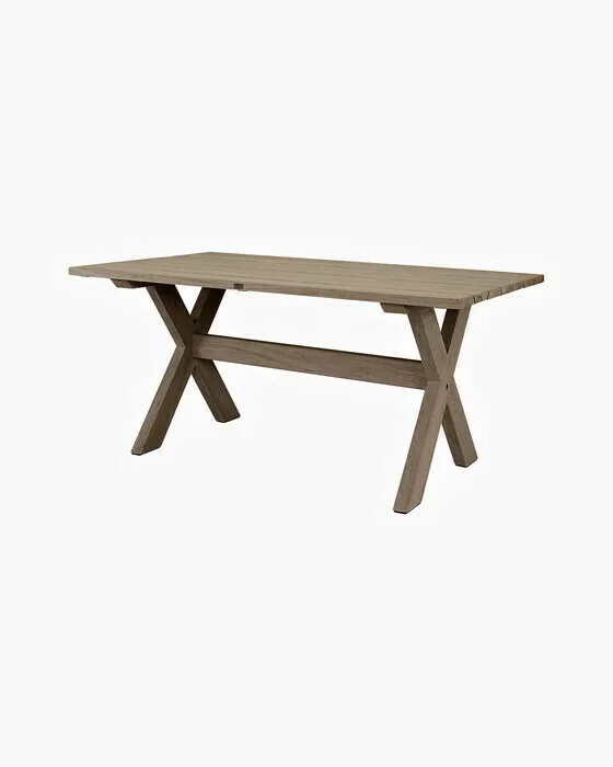 Cross Dining Table Charcoal 220cm
