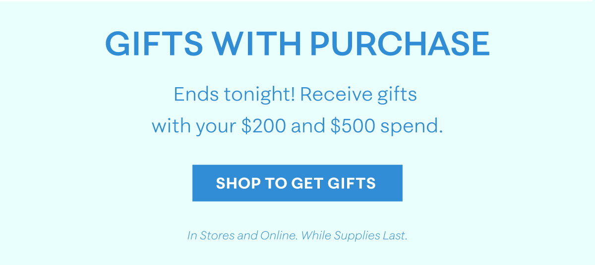 Gifts with Purchase