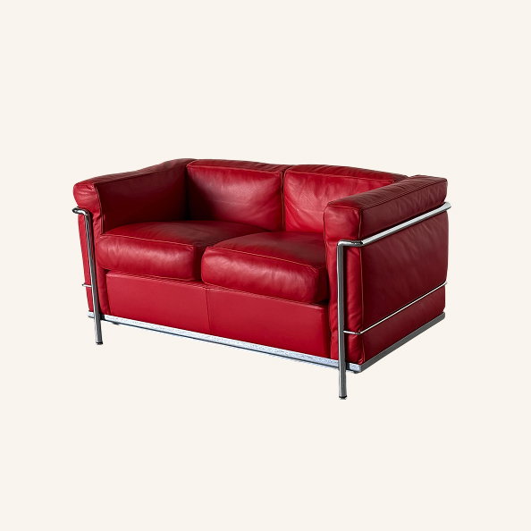 Lc2 Two Seater Sofa, 1920s