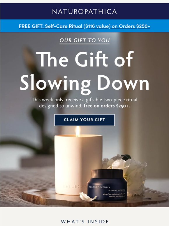 Last Chance: Your Complimentary Self-Care Ritual ✨