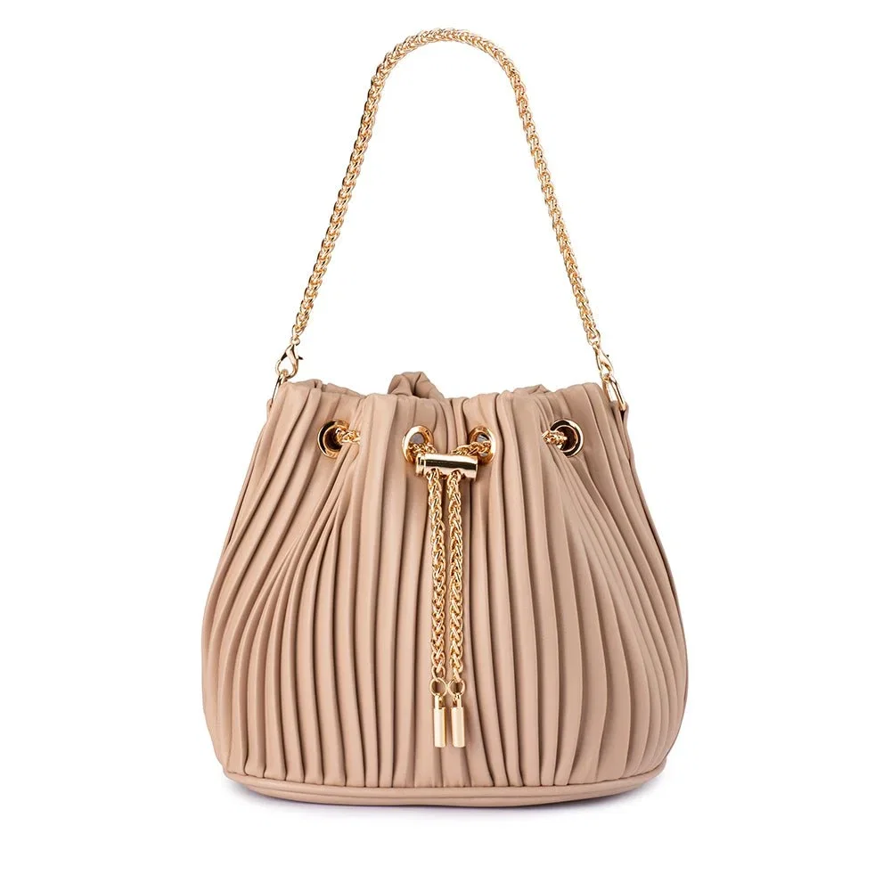 REMI Pleated Drawstring Bag