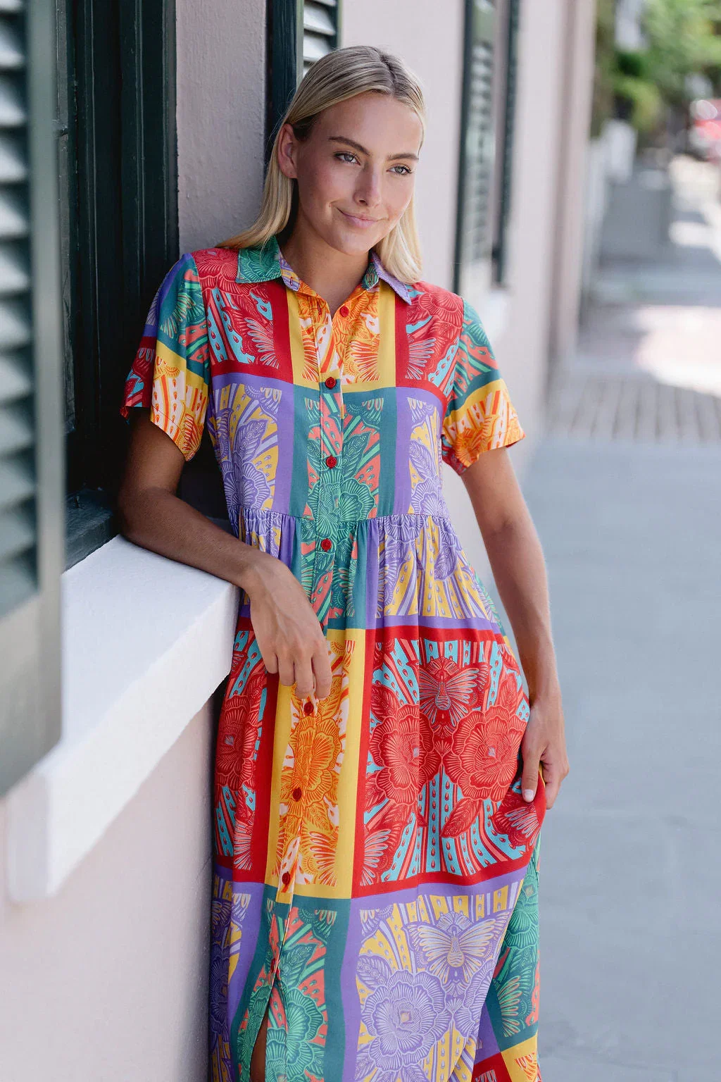 Image of Frenchi Maxi - Patchwork