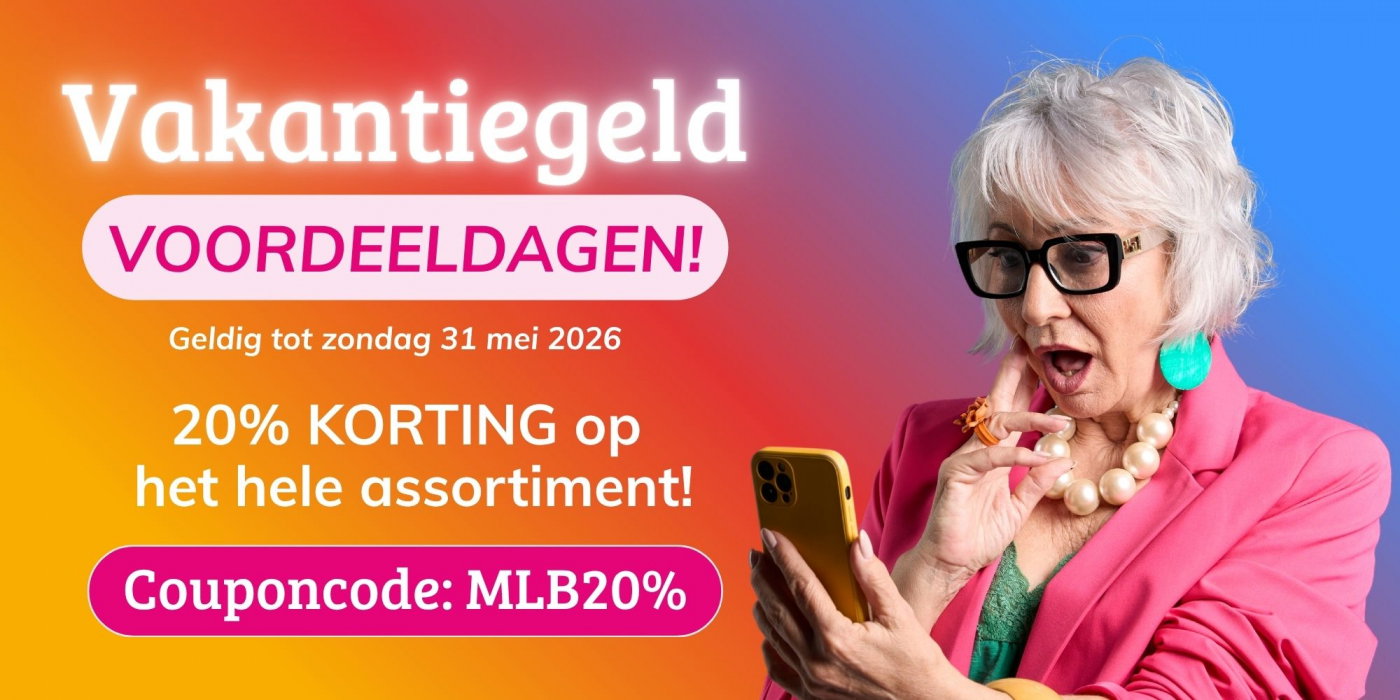 Laatste dag! 20% vakantiegeld korting! 😮  