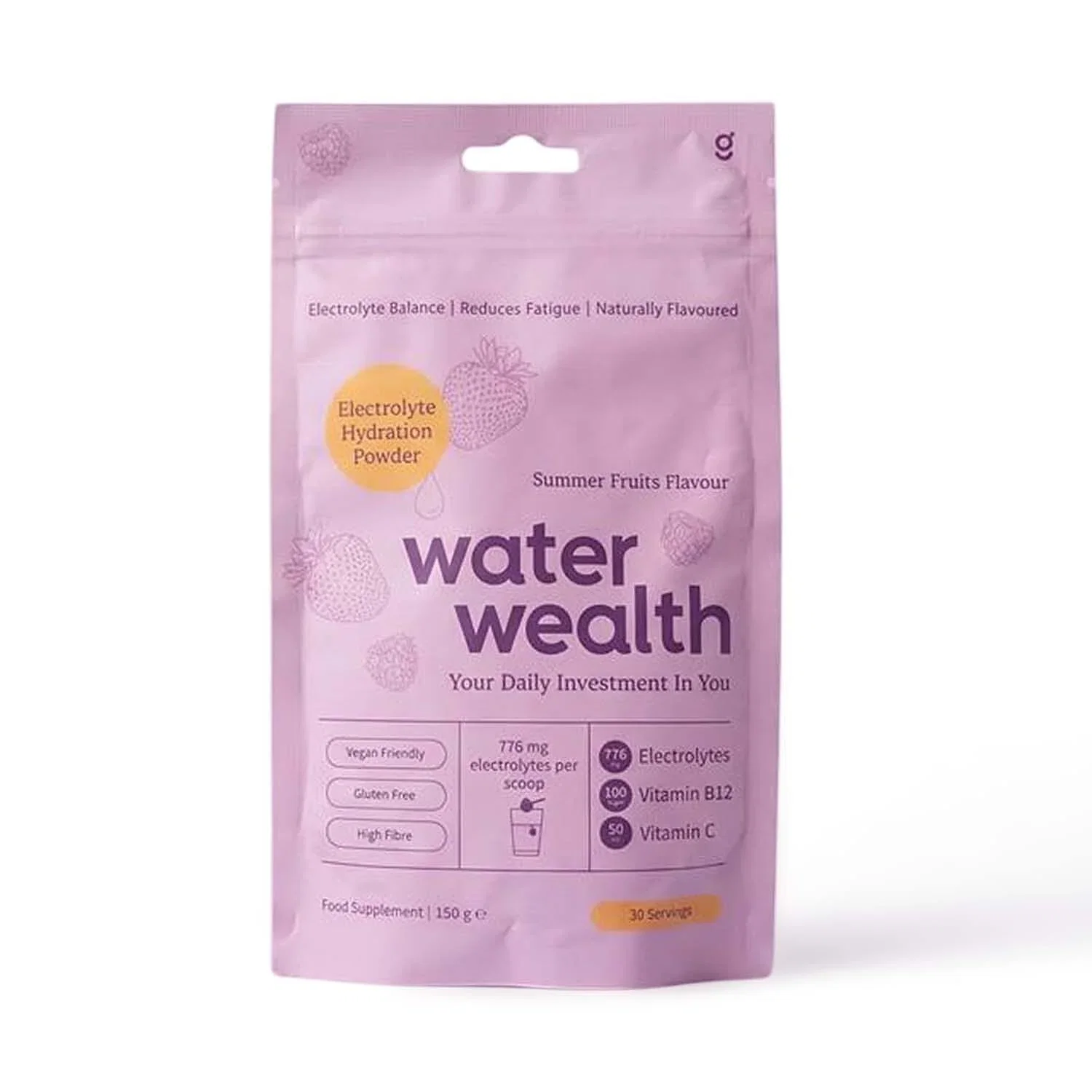 Image of Water Wealth Daily Electrolyte | 30 Days Supply
