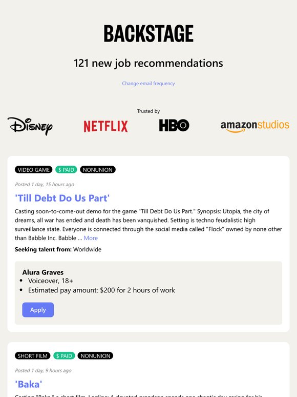 121 New Roles Available for Job Recommendations - May 31