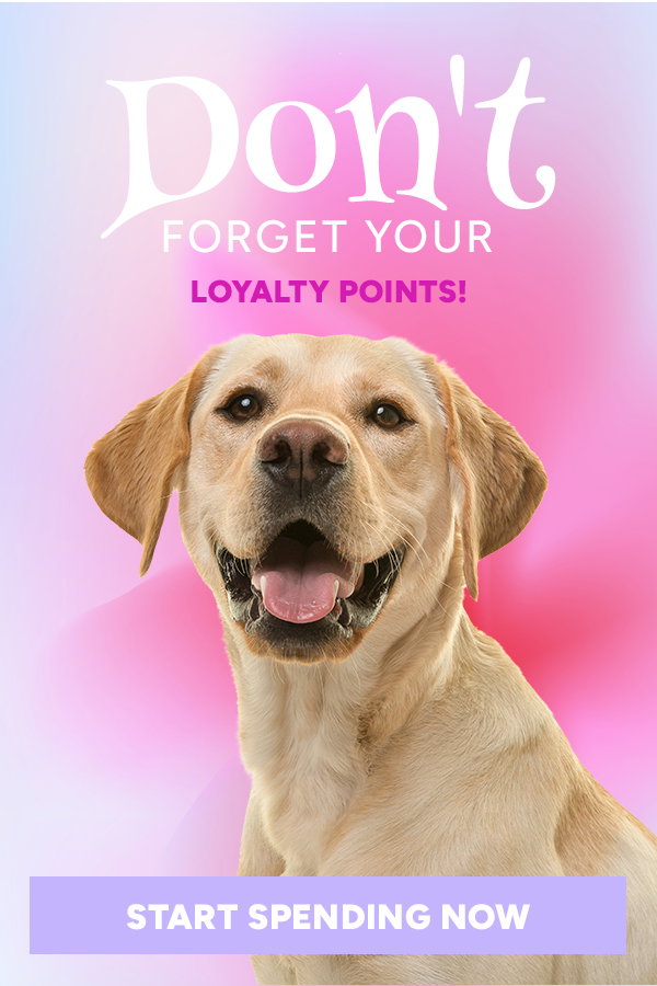Don't forget your loyalty points! 