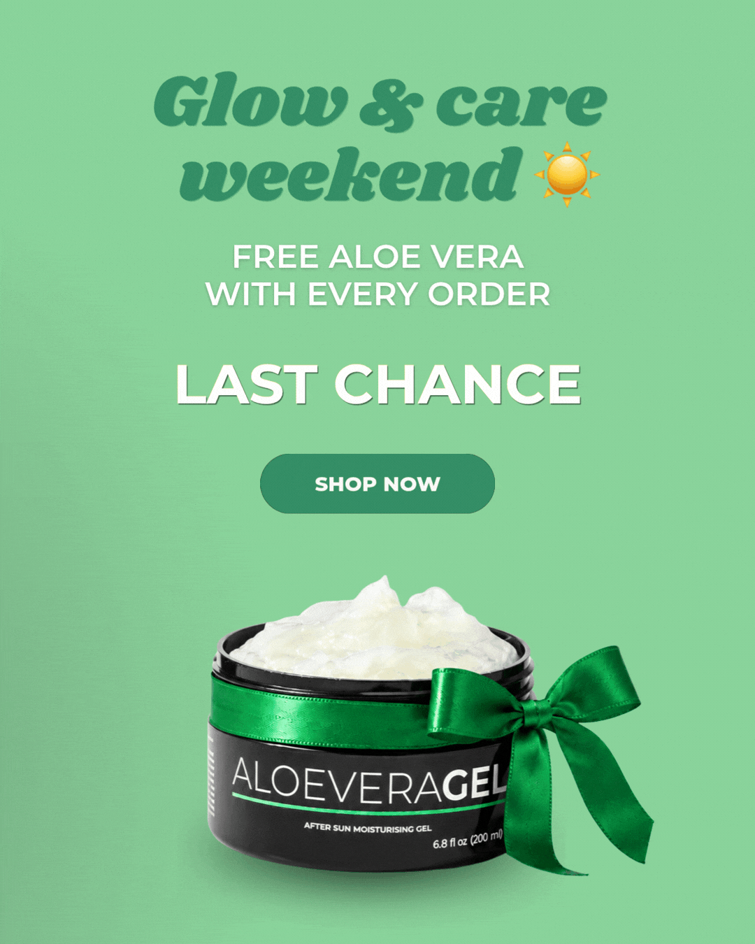 FREE Aloe Vera with every order - last chance!