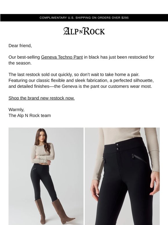 Our Iconic Pant Is Back