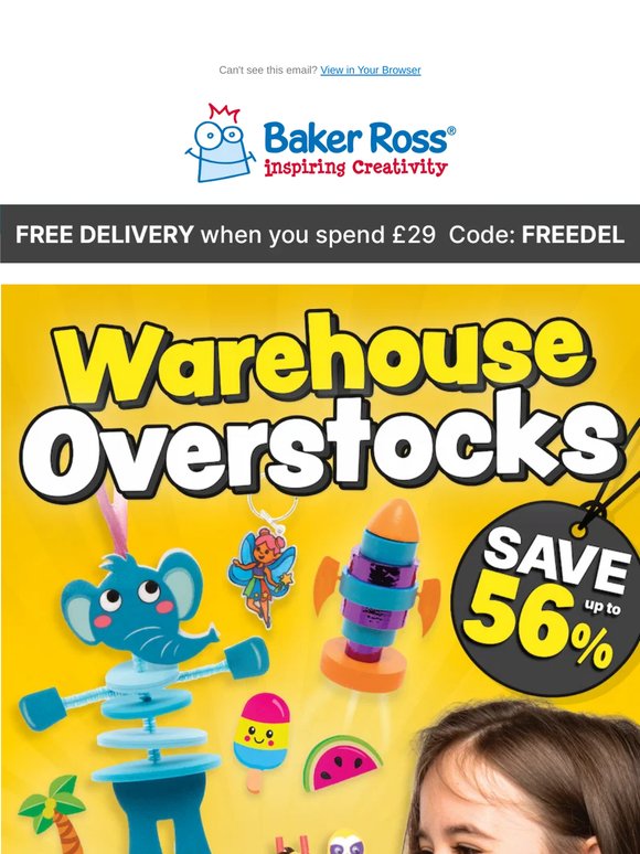 Warehouse Overstocks! GO!