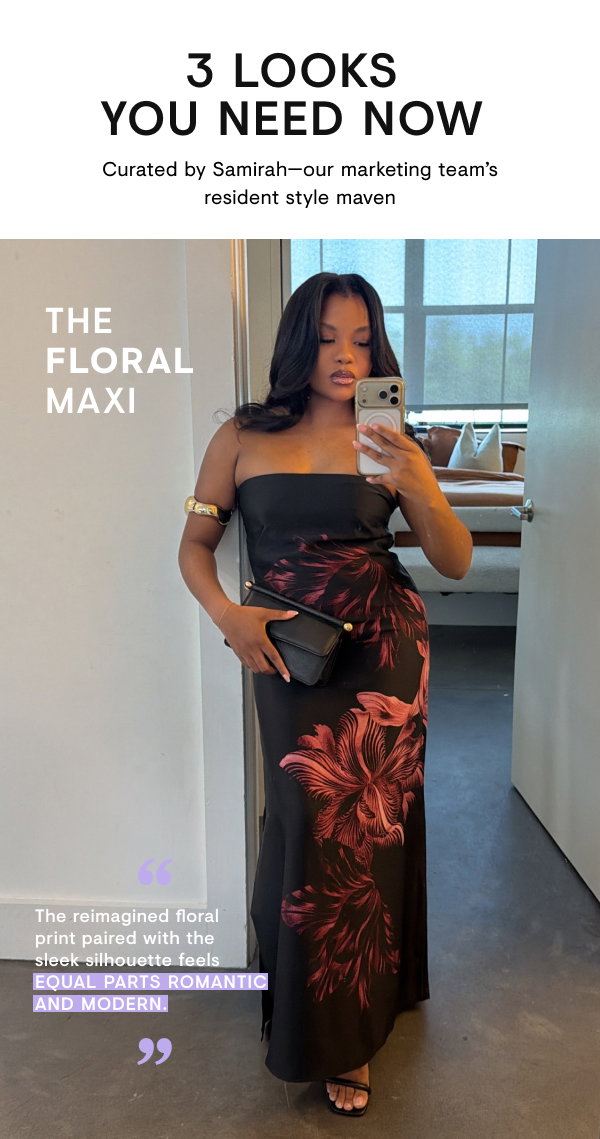 Floral maxi