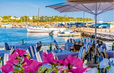 Harbour view in Spain