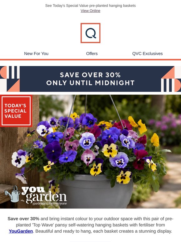 Just 6 hours left to save over 30% on YouGarden