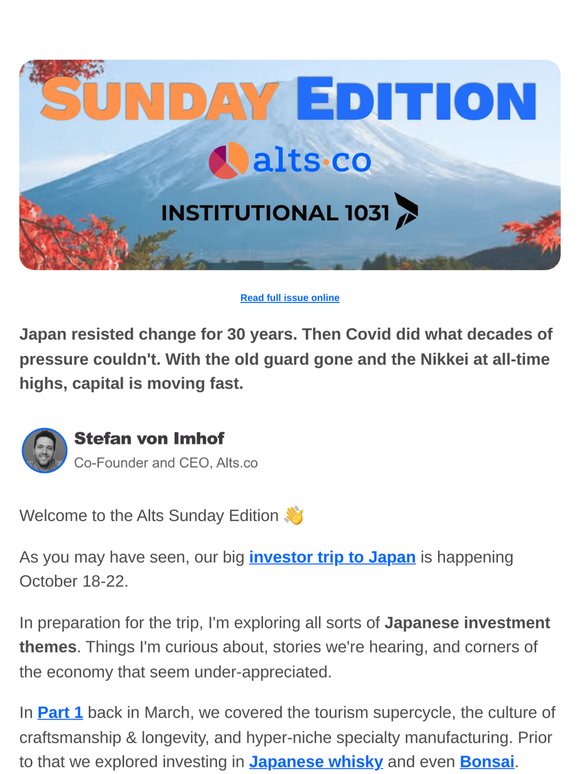 🇯🇵 Investing in Japan, Part 2