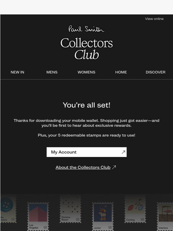Your new Collectors Club reward