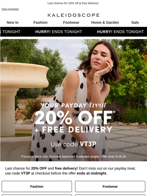 Hurry, Your Offer Expires Tonight...