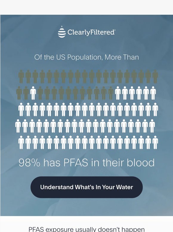 More Than 98% of Americans Have Detectable PFAS in Their Blood
