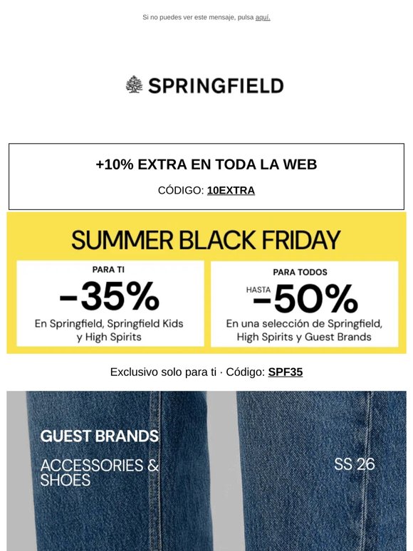 ⏰ ¡Últimas horas para tu +10% EXTRA! | Calzado y accesorios de Guest Brands 👟
