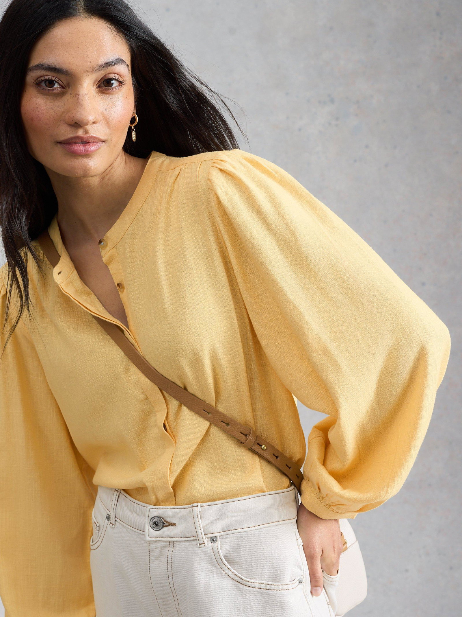 Shop Lana Linen Blend Top