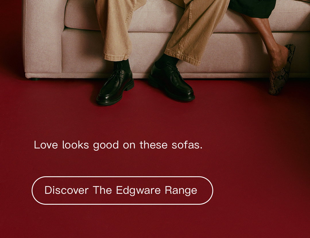 Love looks good on these sofas.​ Discover The Edgware Range.