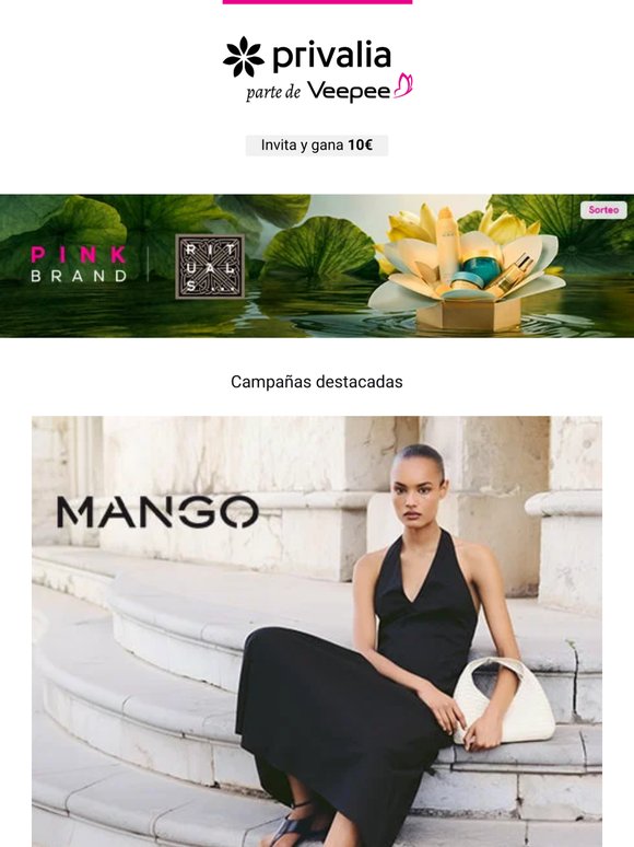Mango, Levi's®, Columbia, Castañer, Oysho y más hoy en Privalia