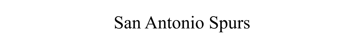 San Antonio Spurs