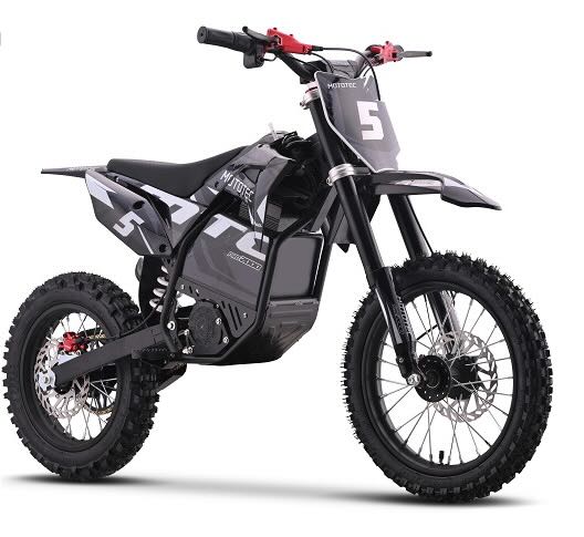 Image of MotoTec 60V Pro Electric Dirt Bike 2000W Lithium – Grey