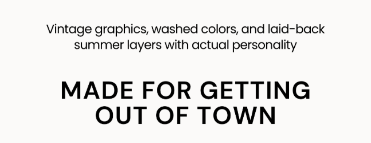 Made for getting out of town