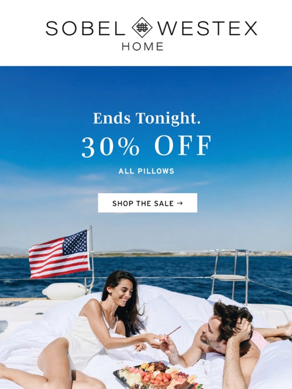 Last call: sale ends tonight. Don't miss it.