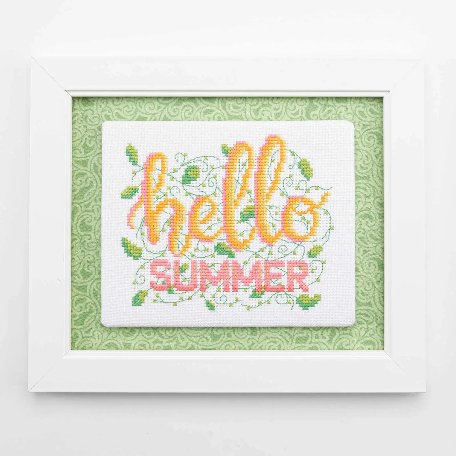 Hello Summer Cross-Stitch Pattern - Digital Download