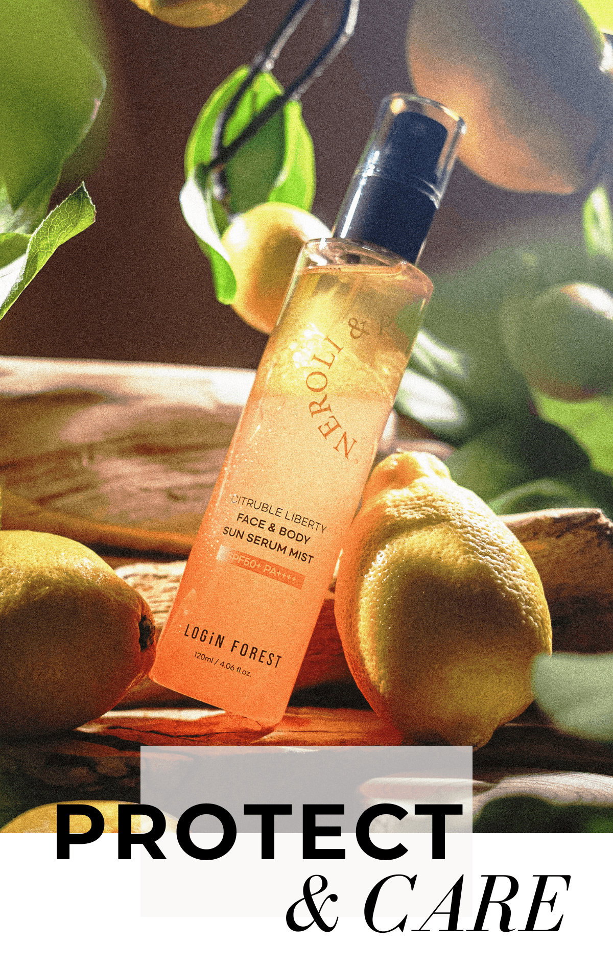So wirkt das FACE & BODY SUN SERUM MIST SPF50+/PA++++ von Login Forest