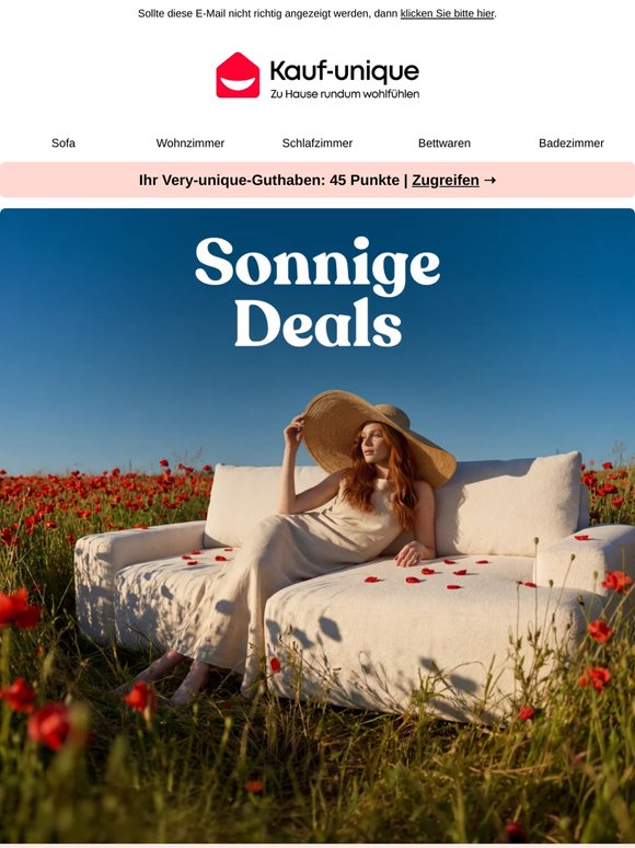 ☀️ Sonnige Deals: Zeit für einen Tapetenwechsel
