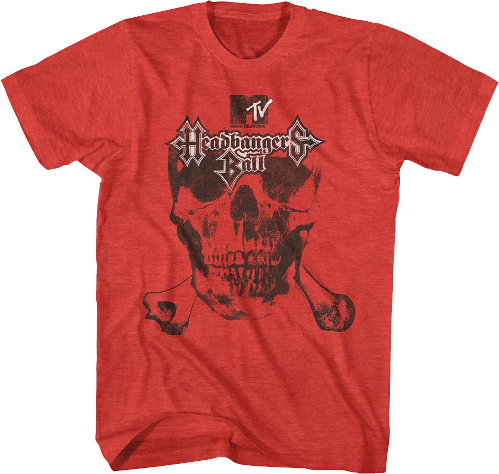 Headbangers Ball Skull MTV Shirt