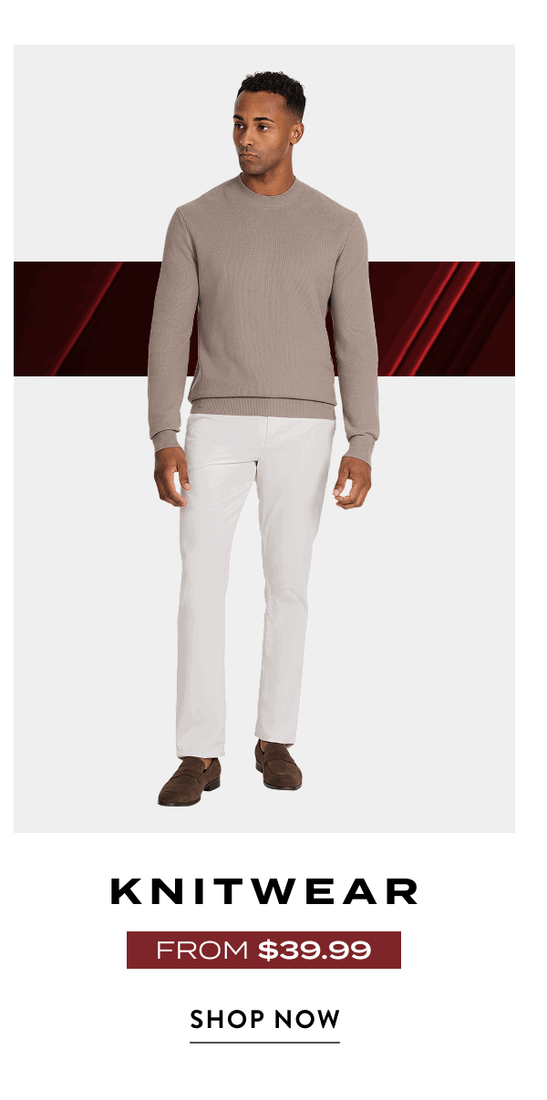 Knitwear from $39.99