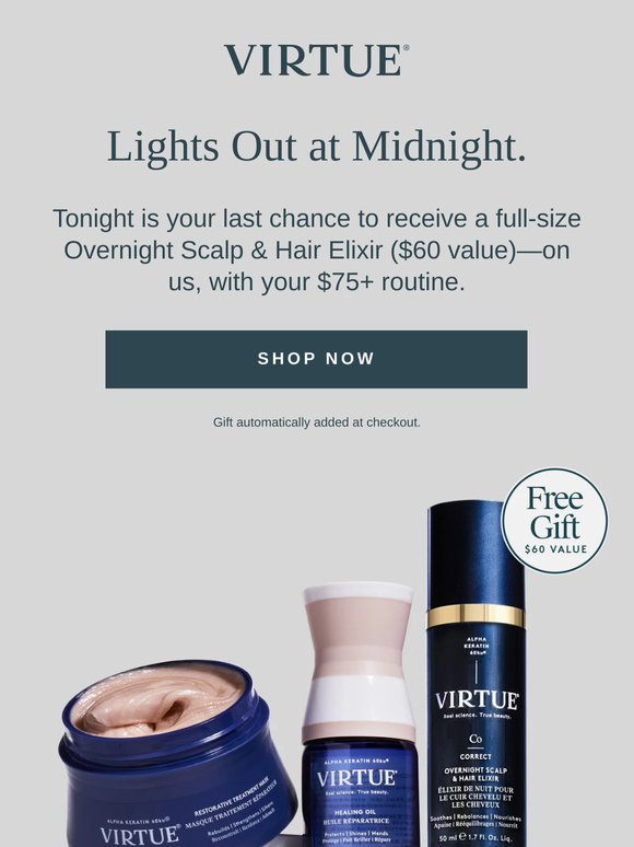 Lights out at midnight