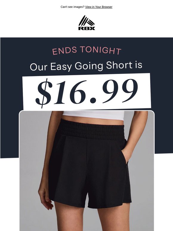 Ends Today: $16.99 Walking Shorts