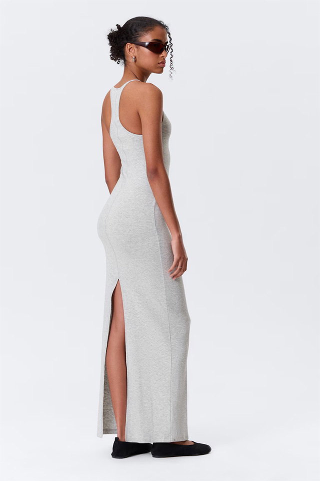 RACERBACK JERSEY MAXI DRESS