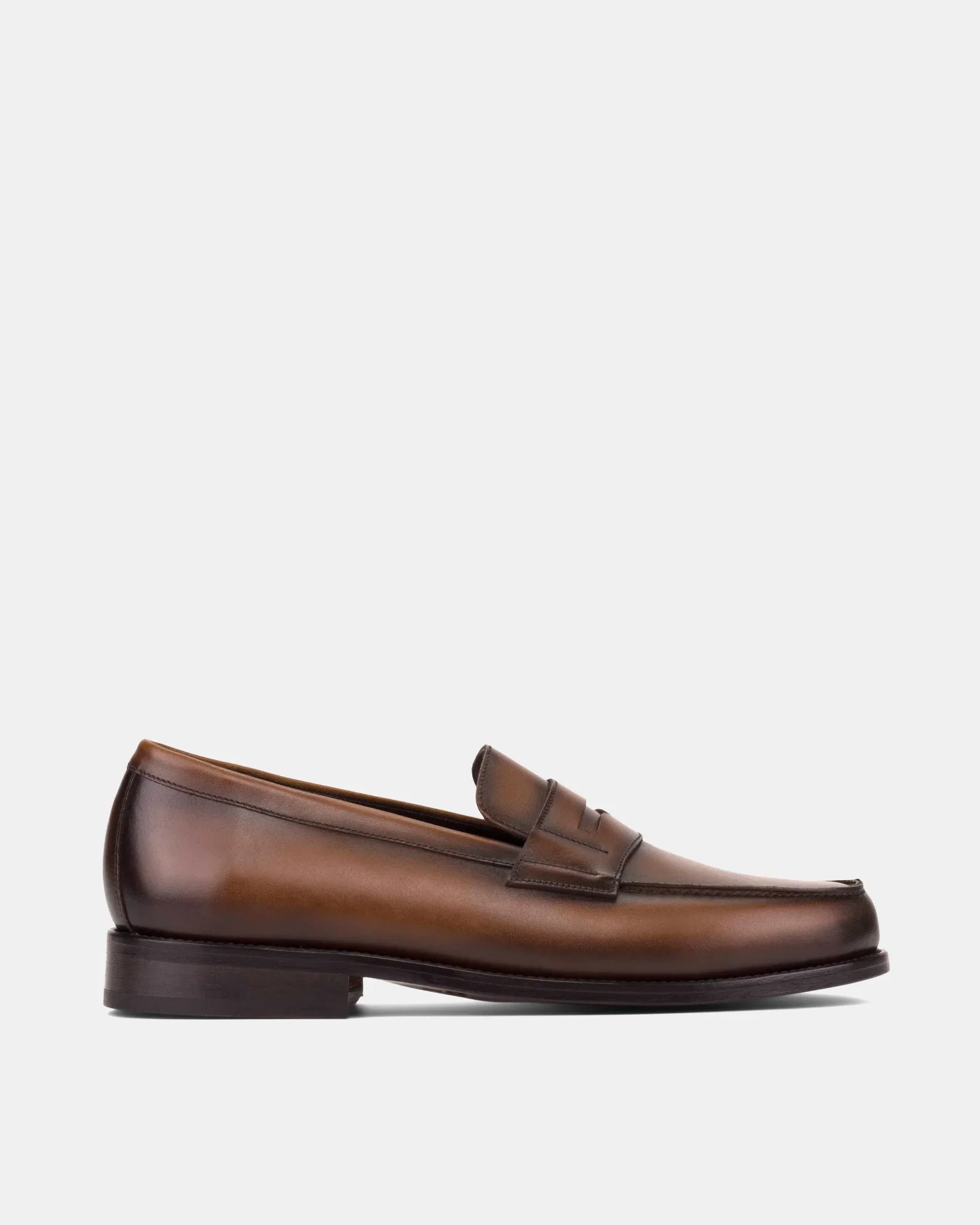 Image of Henry Cognac Calf Penny Loafer - 144