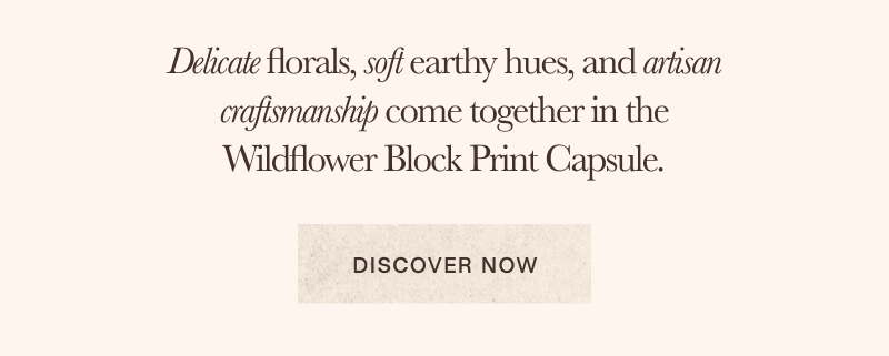 Wildflower Block Print