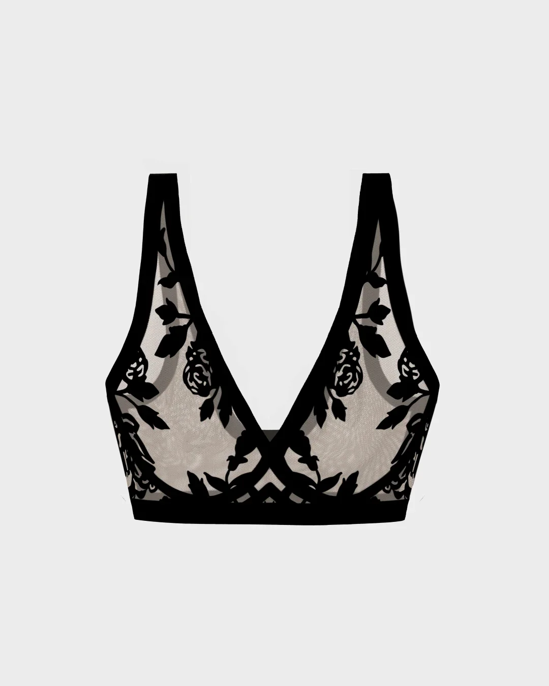 Image of Madam Noir Sheer Bra