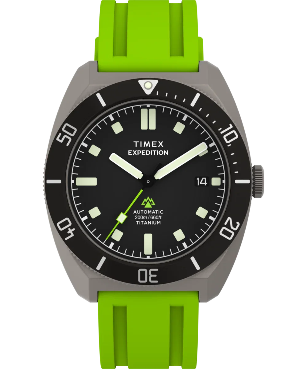 Image of Expedition® Pioneer Titanium Automatic 41mm HNBR Synthetic Rubber Strap Watch